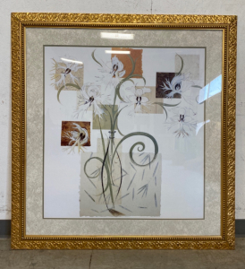 Large Framed Flower Wall Art - 45.5&rdquo; x 48&rdquo;