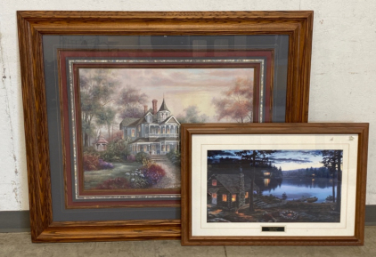 (2) Framed Wall Art Pictures