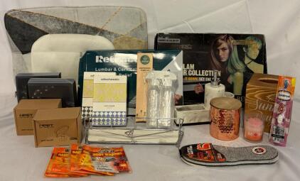 Bathroom & Self Care Goods Including Dispensers & Holders, Back Support, Hygine, Hair Care & More