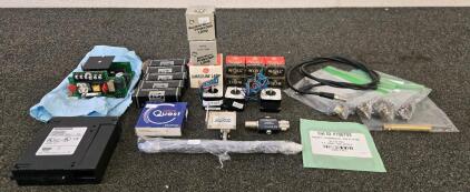 Mixed Lot: Lin Engineering Stepper Motors, McGill Bearings, GE/Radiac Lamps, Circuit Board & More