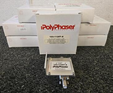 (9) PolyPhaser In-Line EMP Surge Filter / Lightning Arrestor 103-1125T-A