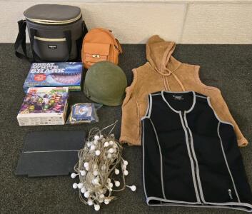 Military Helmet, Apparel, Lunch Cooler, Backpack, Lights, Puzzles & More