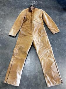 Walls Zero-Zone Insulated Coveralls Large Tall, Chest 42-44", Brown, Corduroy Collar, UPC 029198259670