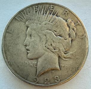 1923 Liberty One Dollar Peace Coin