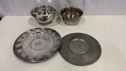 (3) Assorted Vintage Silver-Plated Kitchenware