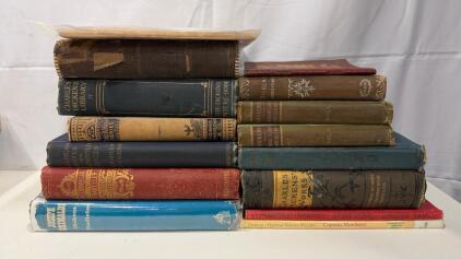 (15) Assorted Books By Charles Dickens And About Charles Dickens