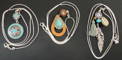 (3) Turquoise Necklaces
