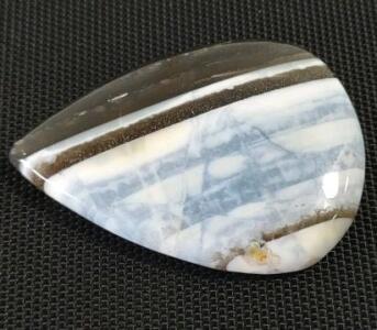 47.55ct. Natural Blue-Black Owyhee Opal Gemstone Cabochon