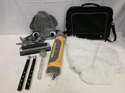 (1) Pair Of Nunchucks (1) Sparkly Squid Hat & More