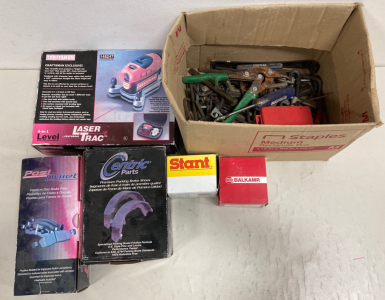 Assortment Of Car Parts And Tools
