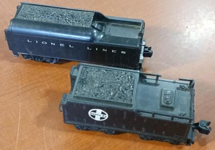 Vintage Model Train - Lionel Lines Coal Car & Santa Fe Coal Car