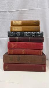 (8) Vintage Books By Various Authors Including Bret Harte And Charles Reade
