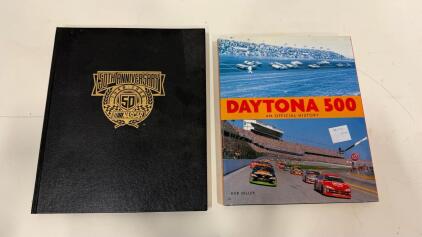 NASCAR 50th Anniversary (1948-1998) Hardcover & Daytona 500 Official History by Bob Zeller