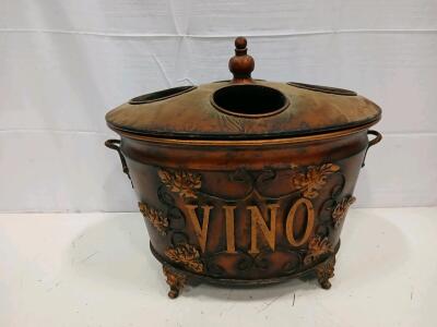 Vintage Metal Wine Ice Cooler