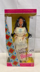 Native American Barbie 1993 Special Edition Dolls of the World, Mattel 1753, New, Sealed Box