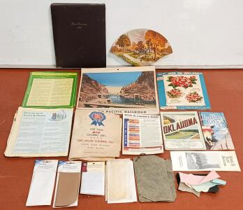 Assorted Vintage Items: 1959 Union Pacific Railroad Promo, 1948 Yearbook & More!