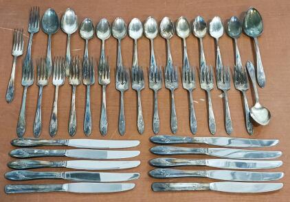 Vintage Tudor-Plate Oneida Community Silver-Plate Tableware (41pcs)