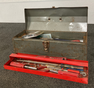 Tool Box with Assorted Tools