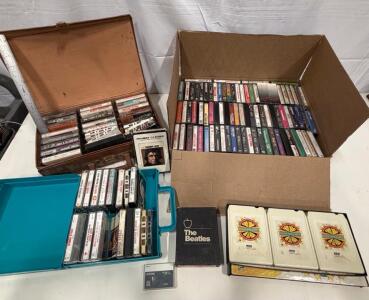 Approx(30+) Assorted Vintage 8-Track Tapes Including Van Halen And The Judds