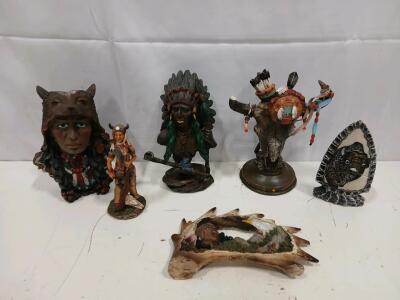 Native American Figurines by YTC Summit, Resin Sculptures Collection