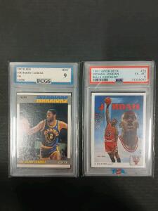 1987 Fleer Joe Barry Carroll Basketball Card, Golden State Warriors, Mint 9 & More