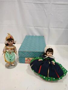 Madame Alexander Thailand & Canada Dolls, International Series, Serial #1870