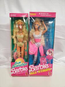 Mattel Barbie and the All-Stars & Sun Sensation Dolls, Original Packaging, 1991