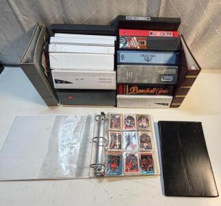 Approx(230) 1991 Basketball Cards Including Scottie Pippen And Mark Jackson (17) Empty Binders