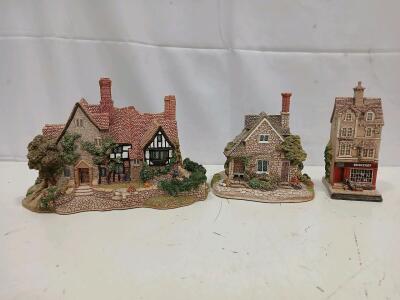 Collectible Lilliput Lane Miniature Houses, Enesco, Hand-Painted, UK