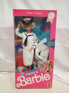 Mattel Navy Barbie Doll, Stars 'n Stripes Series, Second Edition 1993