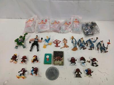 (10) Assorted Bintage California Rasin Figurines & More