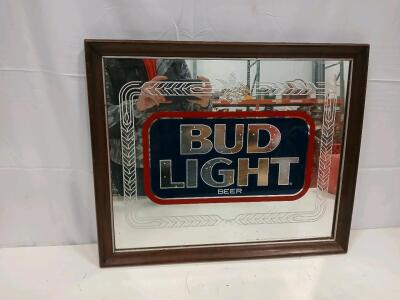 Bud Light Advertising Mirror, Anheuser-Busch, USA, BO1-201