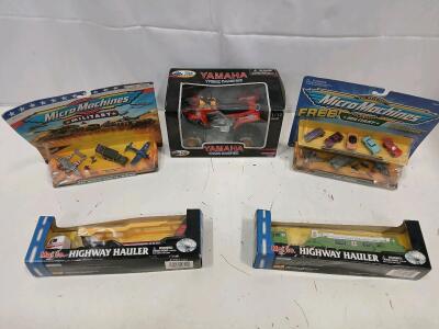 Maisto Highway Hauler, Yamaha YFZ450R Banshee, Micro Machines Sets
