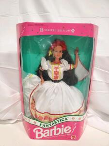 Limited Edition Fantastica Barbie Doll, Mattel, 1996, Authentic Mexican Dress