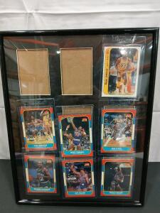 1986 Fleer Premier Framed Basketball Card Collection with Magic Johnson