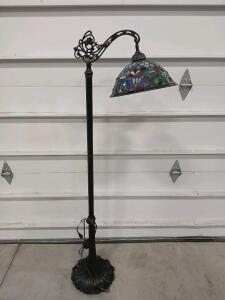 Vintage Tiffany-Style Lamp 60"