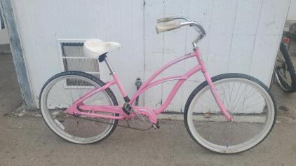 Electra Cruiser 1 26" Pink Step-Thru Bike, Single Speed, Coaster Brake, Classic Comfort Frame