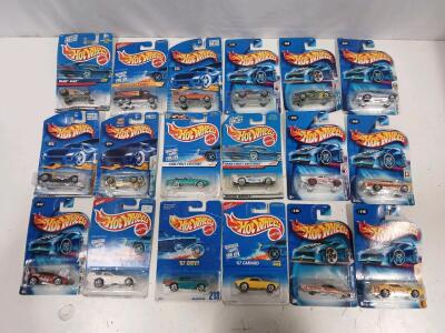 (18) Assorted 1991-2000 Hot Wheels Collectable Cars