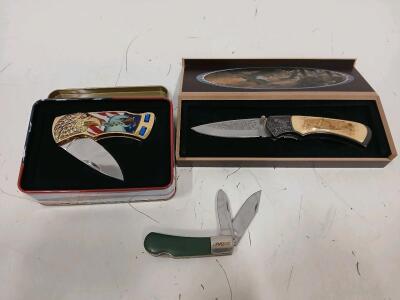 (3) Assorted Knifes