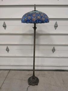 Vintage Tiffany-Style Lamp 64"