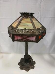 Vintage Tiffany-Style Table Lamp 25"