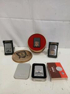 (4) Assorted Vintage Zippo Lighters