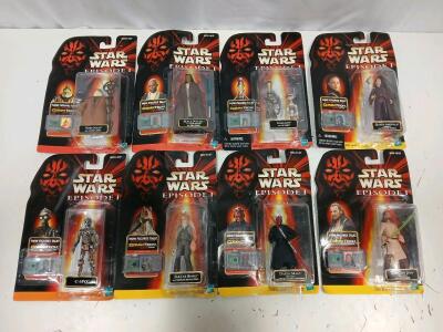 Star Wars Episode I Action Figures Set, Hasbro, Multiple Characters, 1999