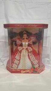 1996 Barbie Happy Holidays Special Edition Collectible Doll by Mattel