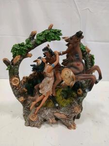 Vintage Native Americans & Horse Figurine