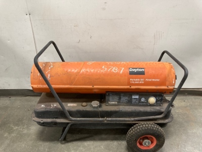 Dayton Portable Oil-Fired Heater 170,000BTU