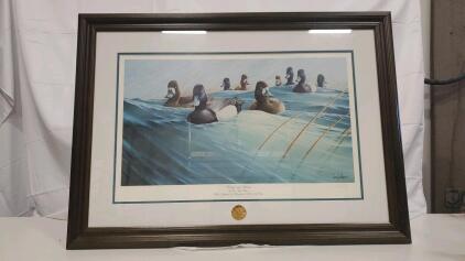 Duck Unlimited 1990 International Artist of the Year Winds And Waves By Ron Van Gilder Signed