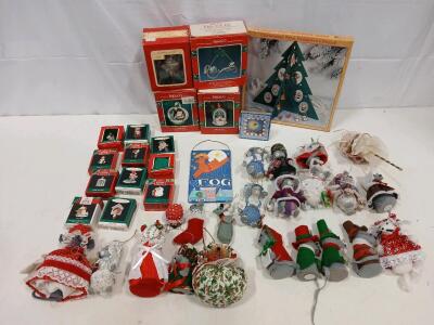 Assorted Vintage Christmas Mice Ornaments
