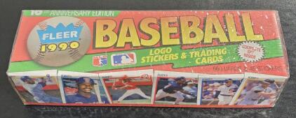 *FACTORY SEALED* Fleer 1990 10th Anniversary Edition Complete Set Baseball Card Box
