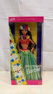 Polynesian Barbie 12700 Special Edition Dolls of the World 1993 Mattel, Boxed, Floral Outfit